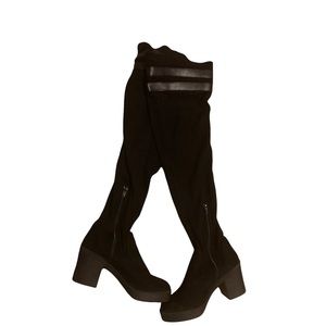 Lust for life Suede over the knee boots